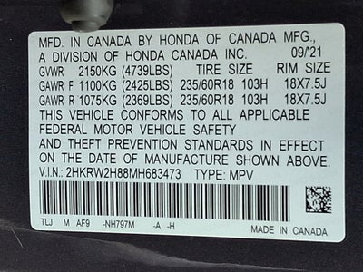 2021 Honda CR-V EX-L